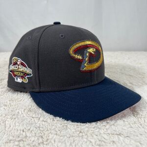 New Era 59Fifty Arizona Diamondbacks 2001 World Series Side Patch Fitted Hat
